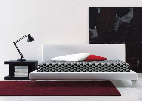 The Segno bed from Italian manufacturer Cappellini