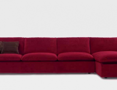Corner sofa low lying Nube