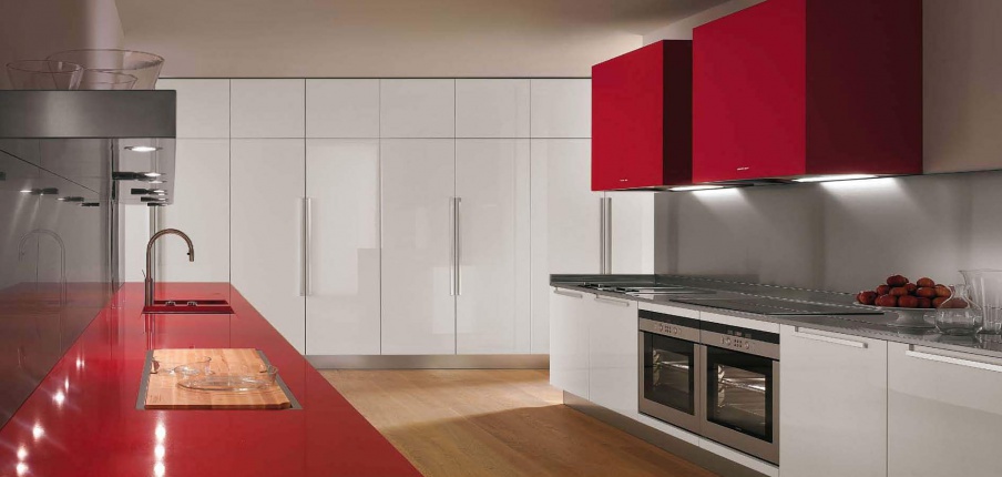 Kitchen (kitchen set) in the lacquer finish Salvarani, Executive ...