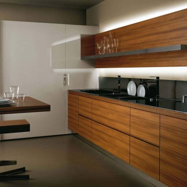 Kitchen (kitchen set) High teak