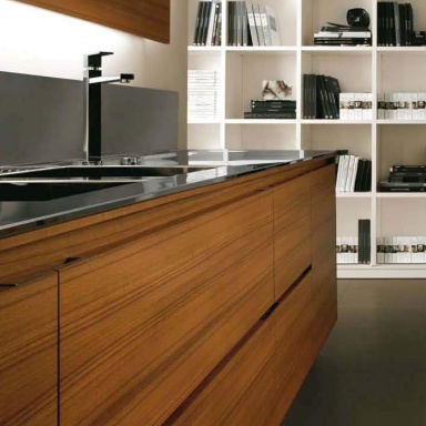 Kitchen (kitchen set) High teak