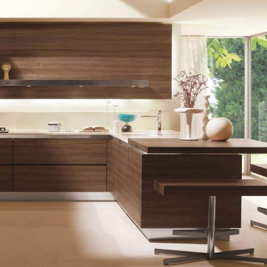 Kitchen (kitchen set) High teak