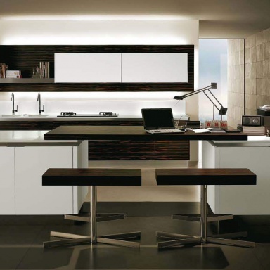 Kitchen (kitchen set) High teak