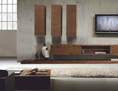 Modular system in a modern style Rattan wood