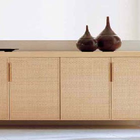 Dresser Rattan wood