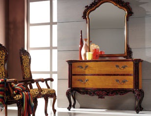 Dresser with two drawers, the Tosato