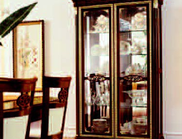 Showcase with hinged door, San michele