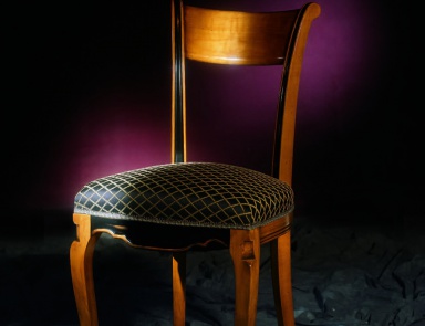 Chair on wooden frame Stella Del Mobile