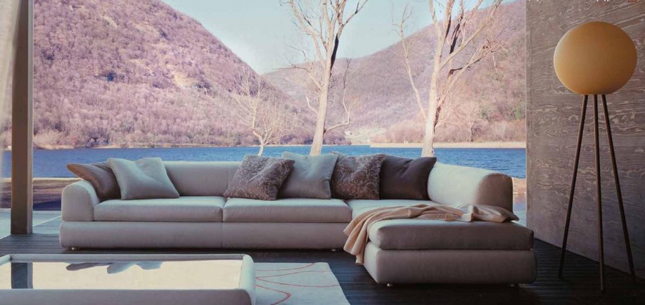 Modular sofa with fabric upholstery Blow, Seven Salotti - Luxury ...