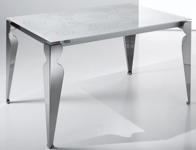 Dining table with extendable top, Torchetti