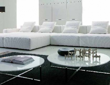 Modular sofa with a hidden frame, Desiree