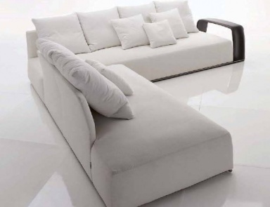 Corner sofa with a hidden frame, Desiree