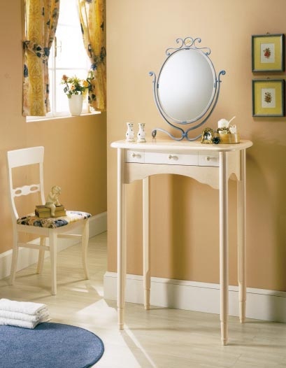 Dressing table made of MDF and tamburino Annika2, Forni Mobili