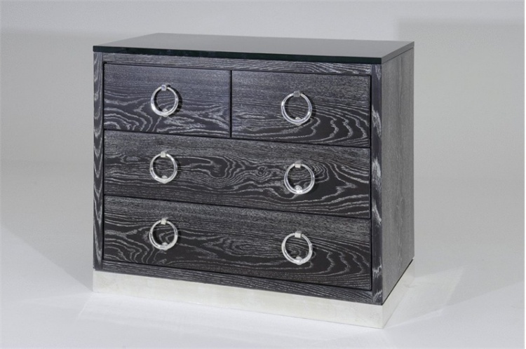 A chest of drawers handmade from solid bog oak 5019, Chelini