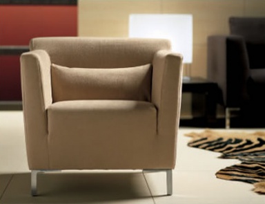 Chair with metal legs, Lollo - Formerin