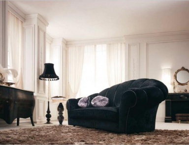 Sofa with curved backrest, Amalfi sofa - Giusti Portos