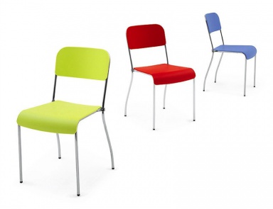 Chair on a metal frame, coated hard protective case Sedia - Magis