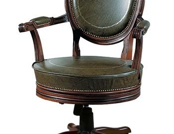 Desk chair with round back, Arcari