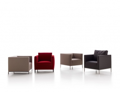 Chair with metal legs Ray, B&B Italia