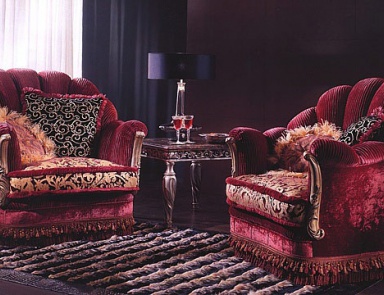 Armchair with shaped back, Ceppi