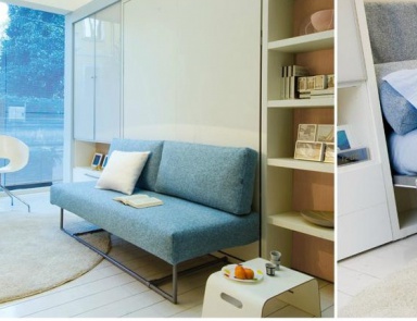 A pull - out sofa, Clei