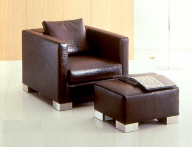 Chair with Ottoman foot Talk, CTS Salotti