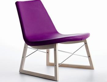 Armchair with Ottoman leg, Ray lounge chair - Horm