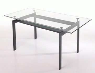 The table is rectangular, Art Leather