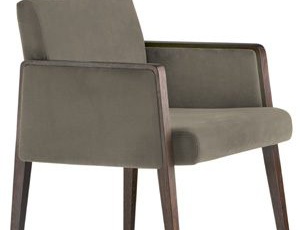 Chair with armrests, Pedrali
