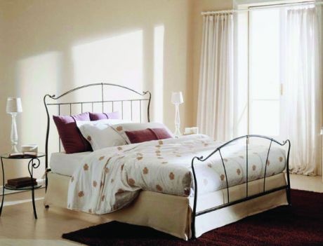 Bed with high headboard and footboard Oriente, Bontempi Casa