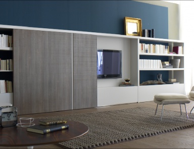 Wall with space for TV, Olivieri
