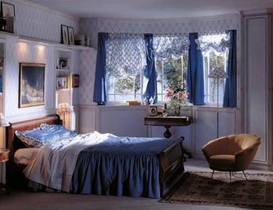 Double bed with headboard, Bucalossi