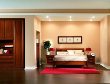 Set for bedroom made of solid wood, San Michele