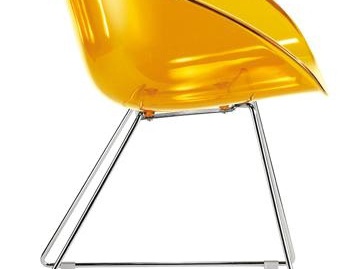 Chair with frame made of metal, Gliss, Pedrali