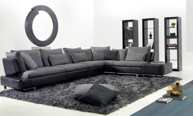 Odessa Sectional sofa back cushion Velcro 