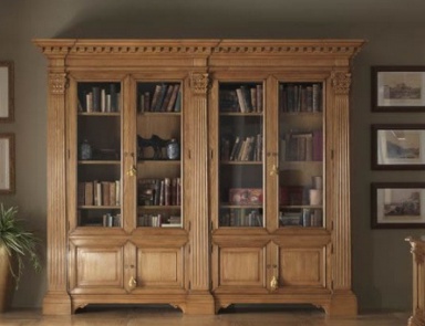 The bookcase is made of wood, Stella del Mobile