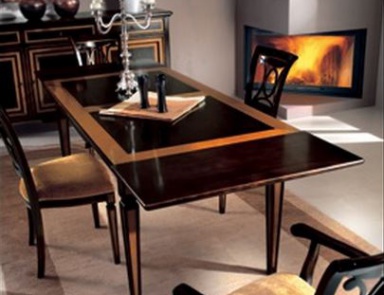 Dining table, Seven sedie perfectly