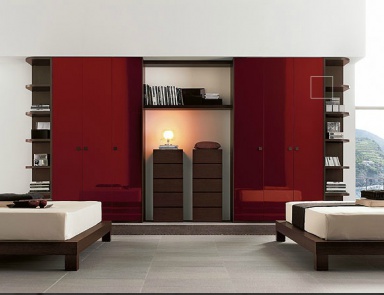 Modular system made of solid wood, Santa Lucia