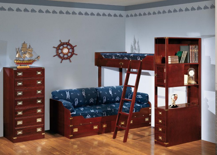 Children's bunk bed Vecchia Maria Caroti