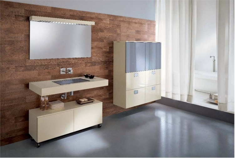 Bathroom waterproof chipboard Casual C5, Pedini