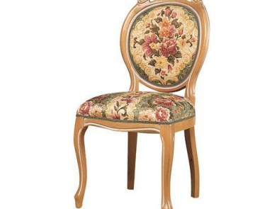 Chair with a curved backrest, Arcari