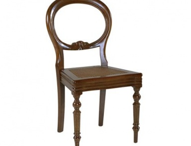 Stool with an openwork backrest and Arcari