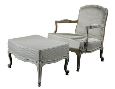 Armchair with Ottoman leg, Arcari