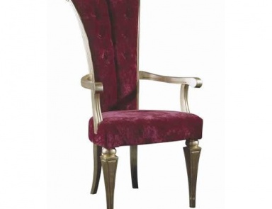 The high-backed chair extended upwards, Arcari