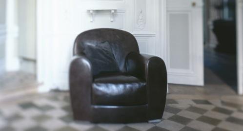 Chair leather Amburgo, Baxter