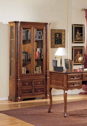 Bookcase with swinging doors, BTC