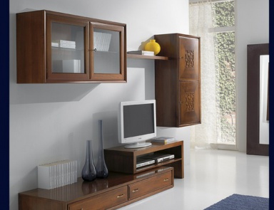 Modular system made of solid wood, at the stilema stand