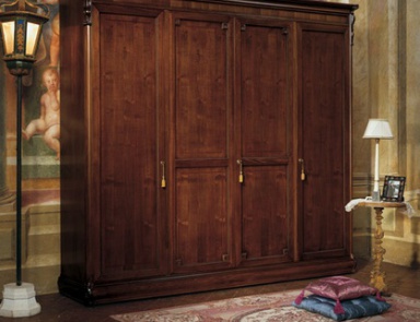 Wardrobe made of solid wood, at the stilema stand