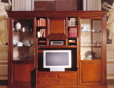 Modular system made of solid wood, at the stilema stand