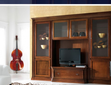 Modular system made of solid wood, at the stilema stand